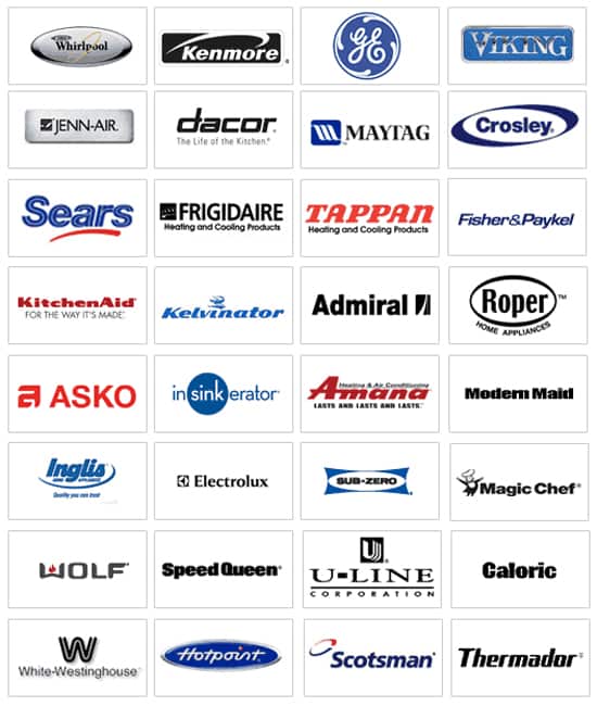 name brand appliances